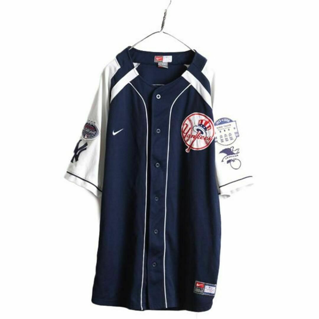 00s MLB ナイキ ヤンキース ベースボール シャツ XXL ユニフォーム