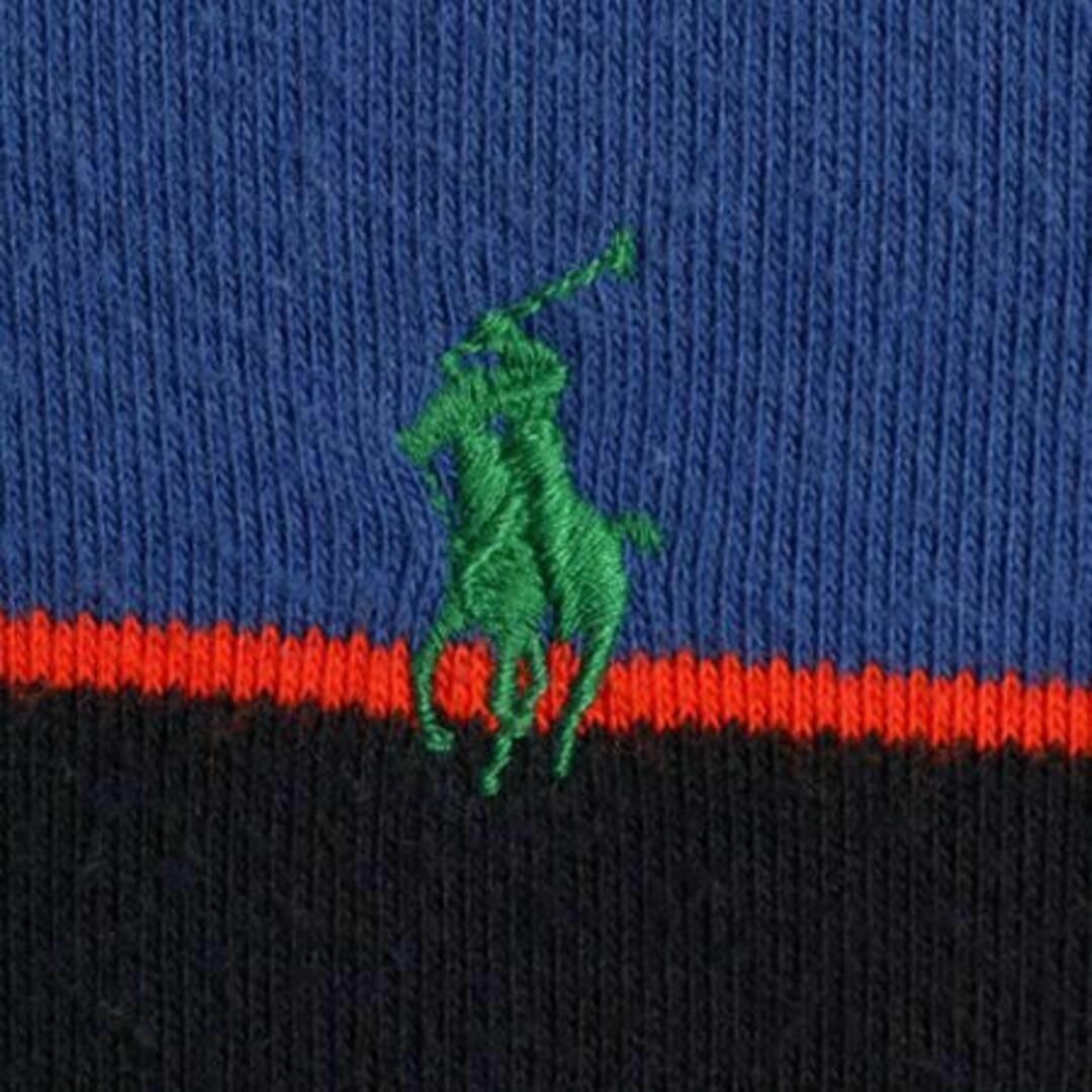 Ralph Lauren(ラルフローレン)の90s ポロ ラルフローレン ボーダー 長袖 ポロシャツ M ヘビーウェイト メンズのトップス(ポロシャツ)の商品写真