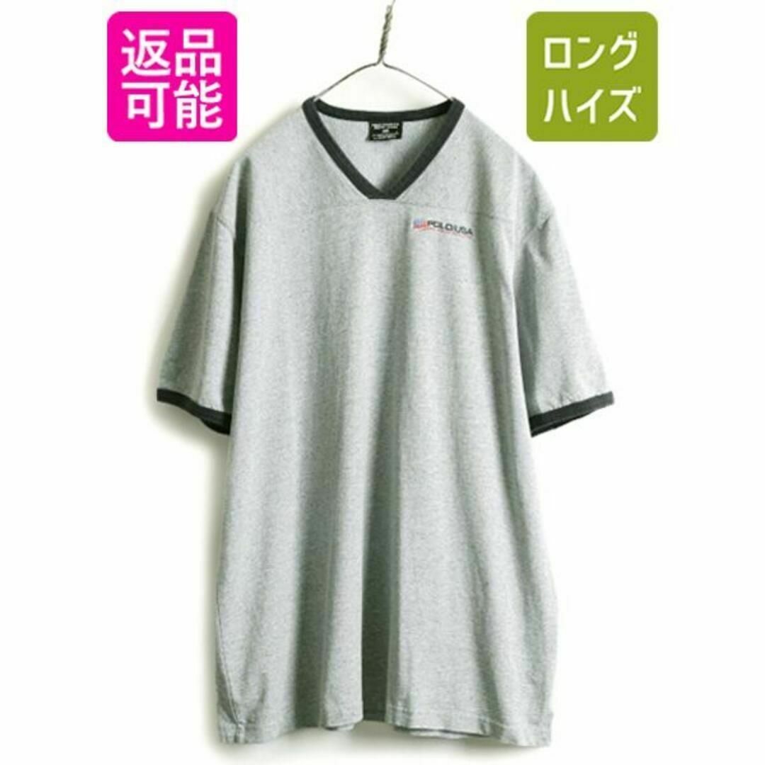 Ralph Lauren(ラルフローレン)の90s ポロ ラルフローレン フットボール タイプ 半袖 リンガー Tシャツ L メンズのトップス(Tシャツ/カットソー(半袖/袖なし))の商品写真