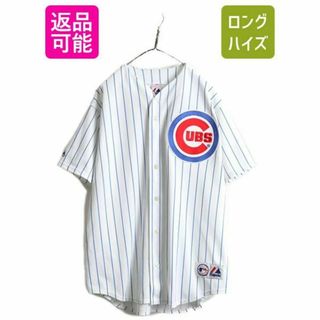 MLB Majestic カブス ベースボール シャツ XL ユニフォーム 野球(ウェア)