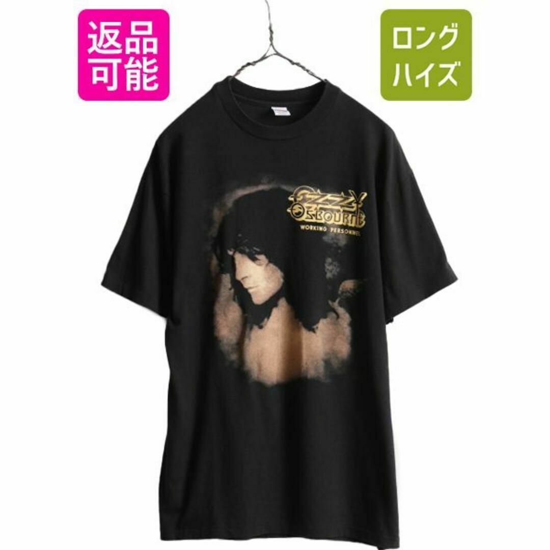 90s USA製 オジーオズボーン ツアー プリント Tシャツ XL 当時物 黒