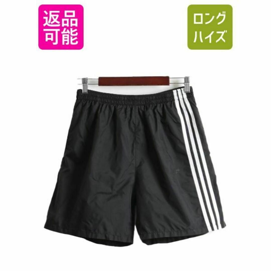 adidas(アディダス)の90s アディダス ナイロン ショートパンツ M ショーツ ライナー付き 黒 メンズのパンツ(ショートパンツ)の商品写真