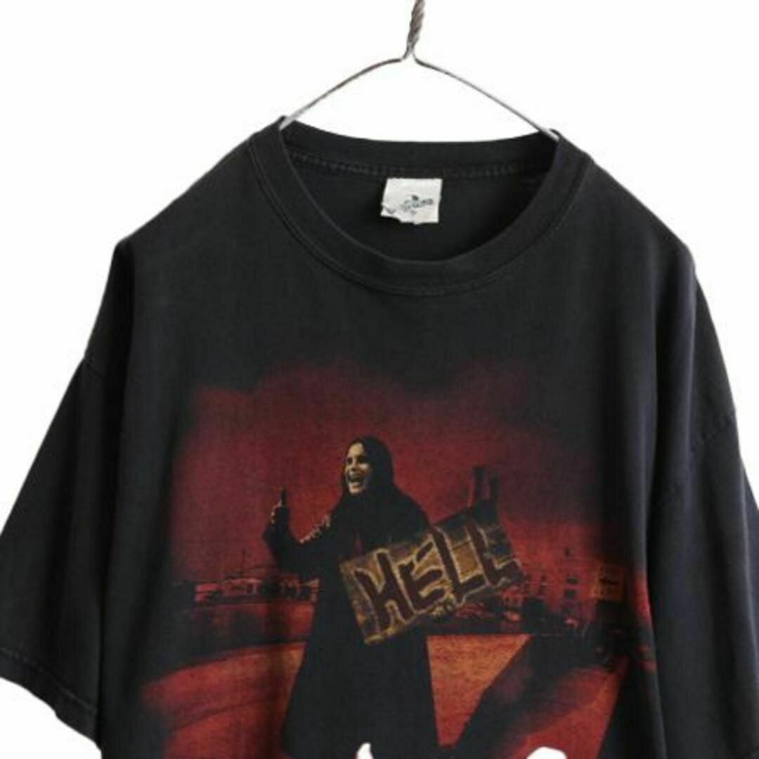 90s USA製 オジーオズボーン プリント Tシャツ XL バンド 当時物 黒