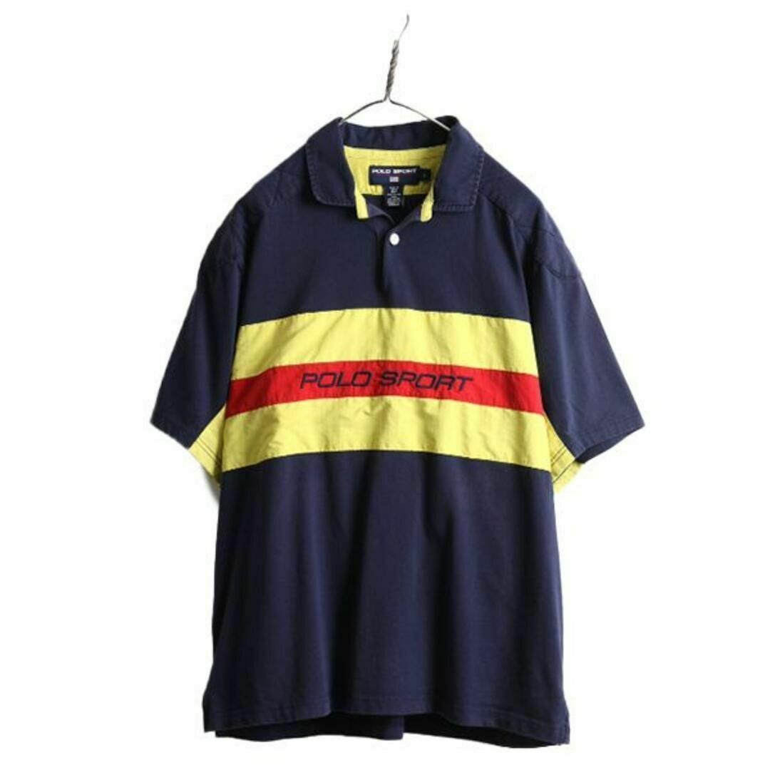 Ralph Lauren - 90s ポロスポーツ ラルフローレン ポロシャツ L ラガー