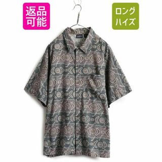 パタゴニア(patagonia)の90s パタゴニア 総柄 半袖シャツ L A/C アロハシャツ ハワイアンシャツ(シャツ)