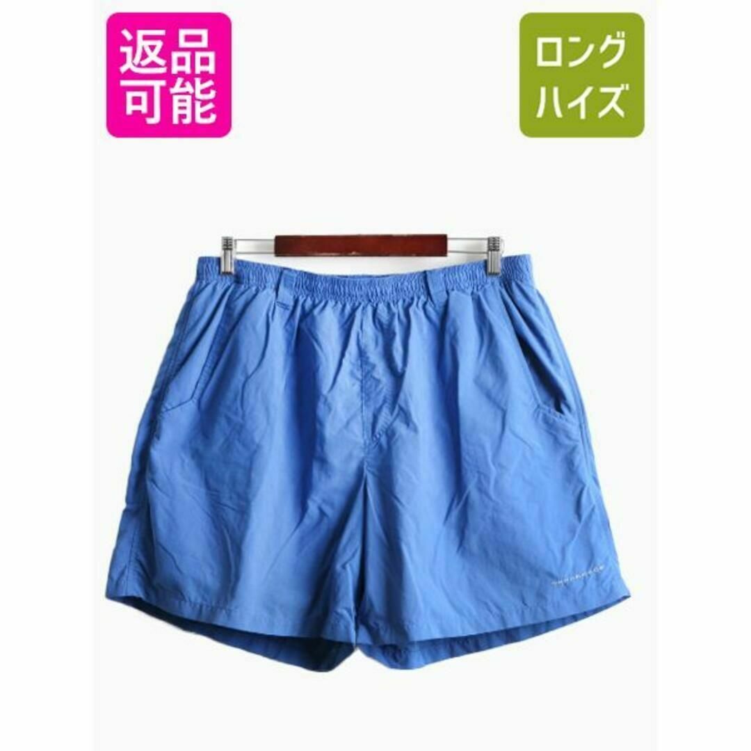 コロンビア フィッシング ナイロン ショートパンツ XL ショーツ PFG 青 メンズのパンツ(ショートパンツ)の商品写真