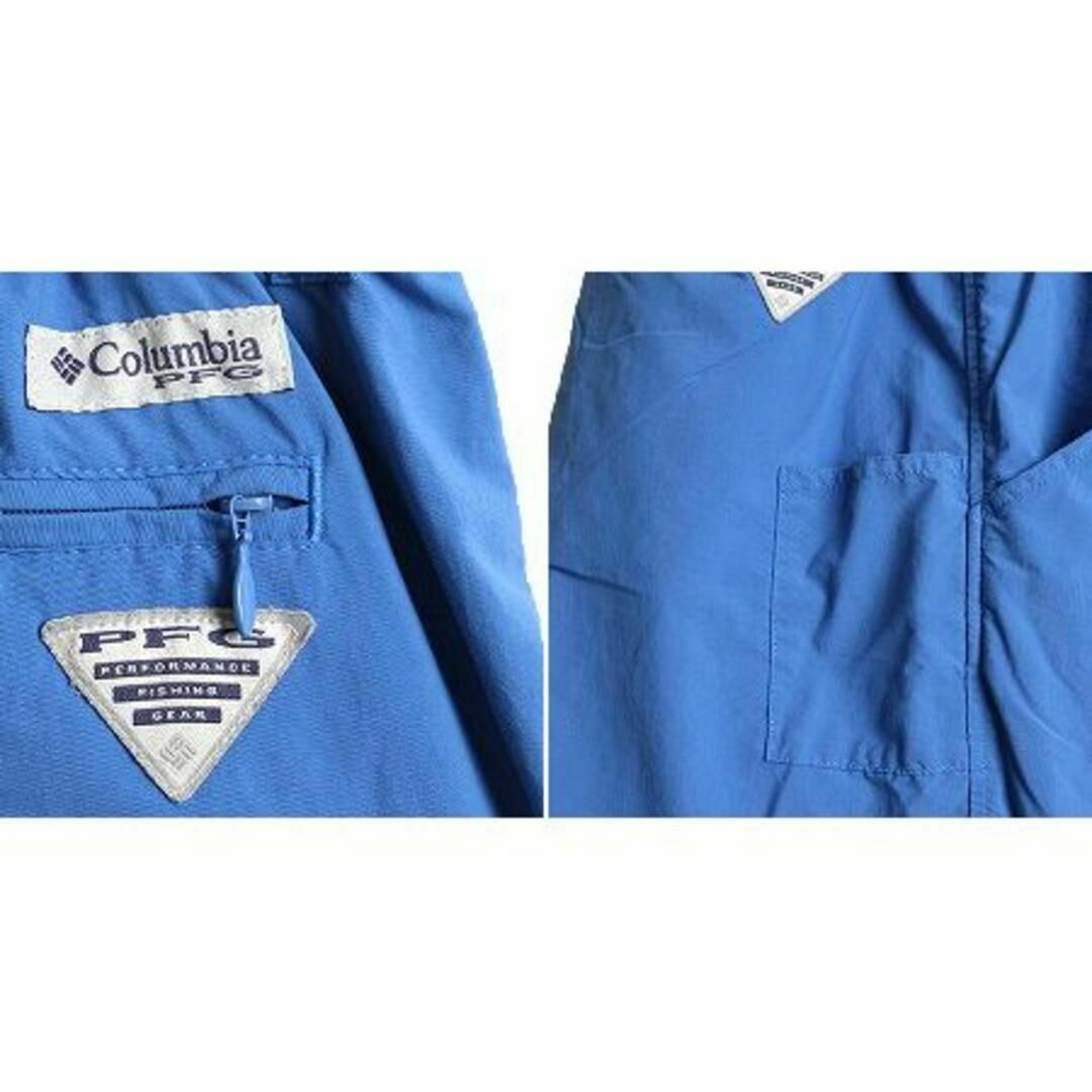 コロンビア フィッシング ナイロン ショートパンツ XL ショーツ PFG 青 メンズのパンツ(ショートパンツ)の商品写真