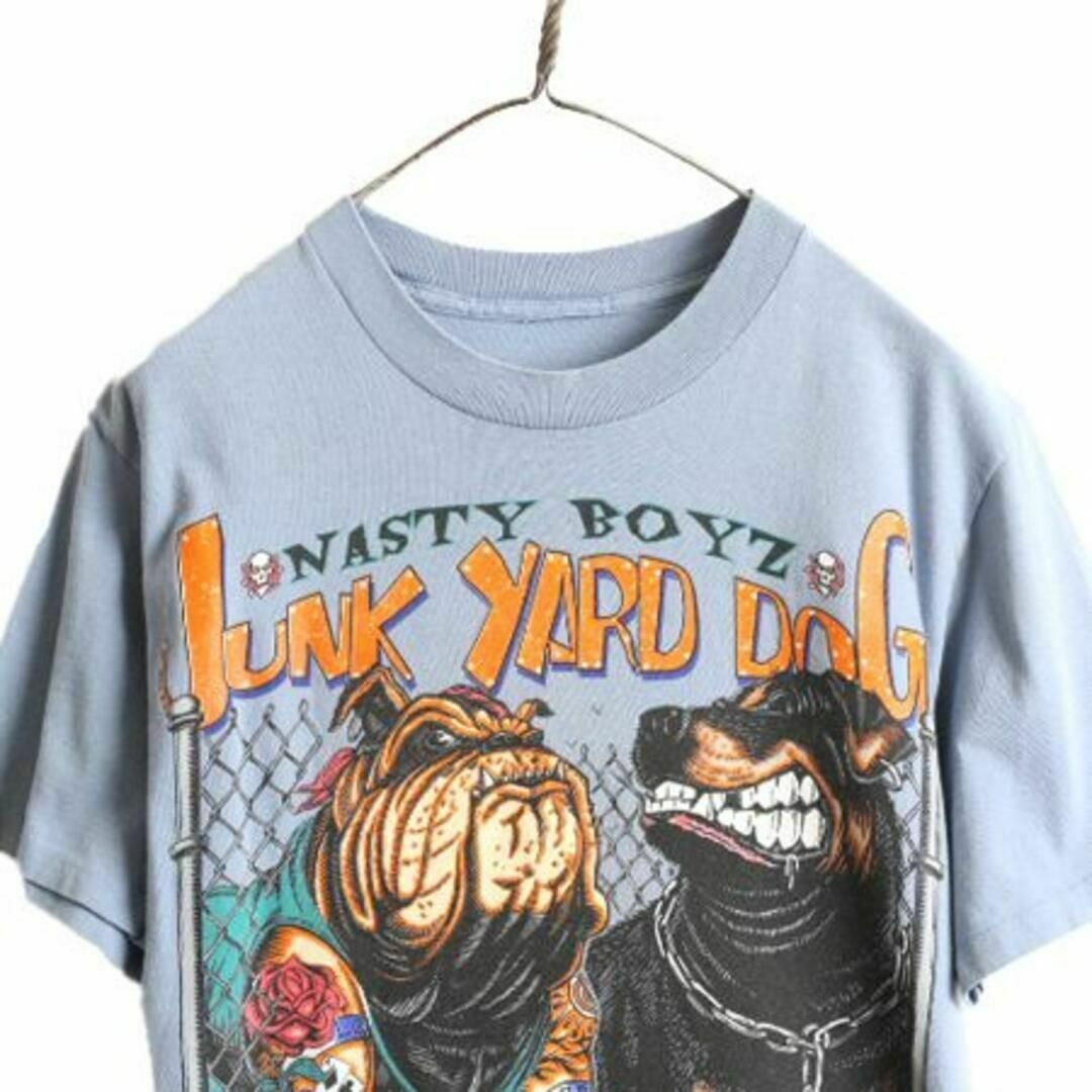 90s ドッグ アート イラスト プリント Tシャツ M アニマル 90s ドッグ アート イラスト プリント Tシャツ M アニマル