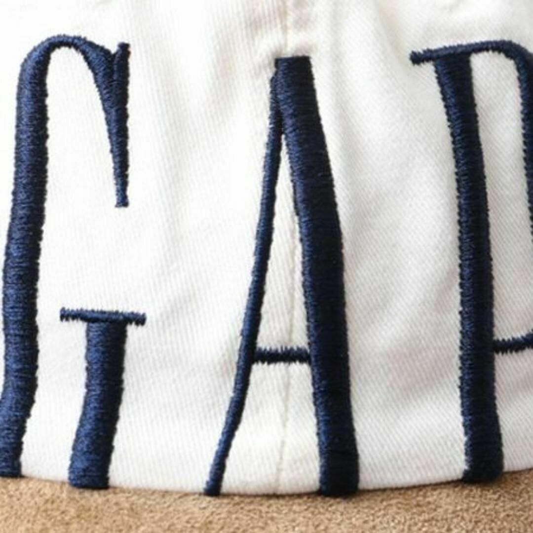 00s OLD GAP 本革スウェード 切替 ベースボール キャップ オールド 6