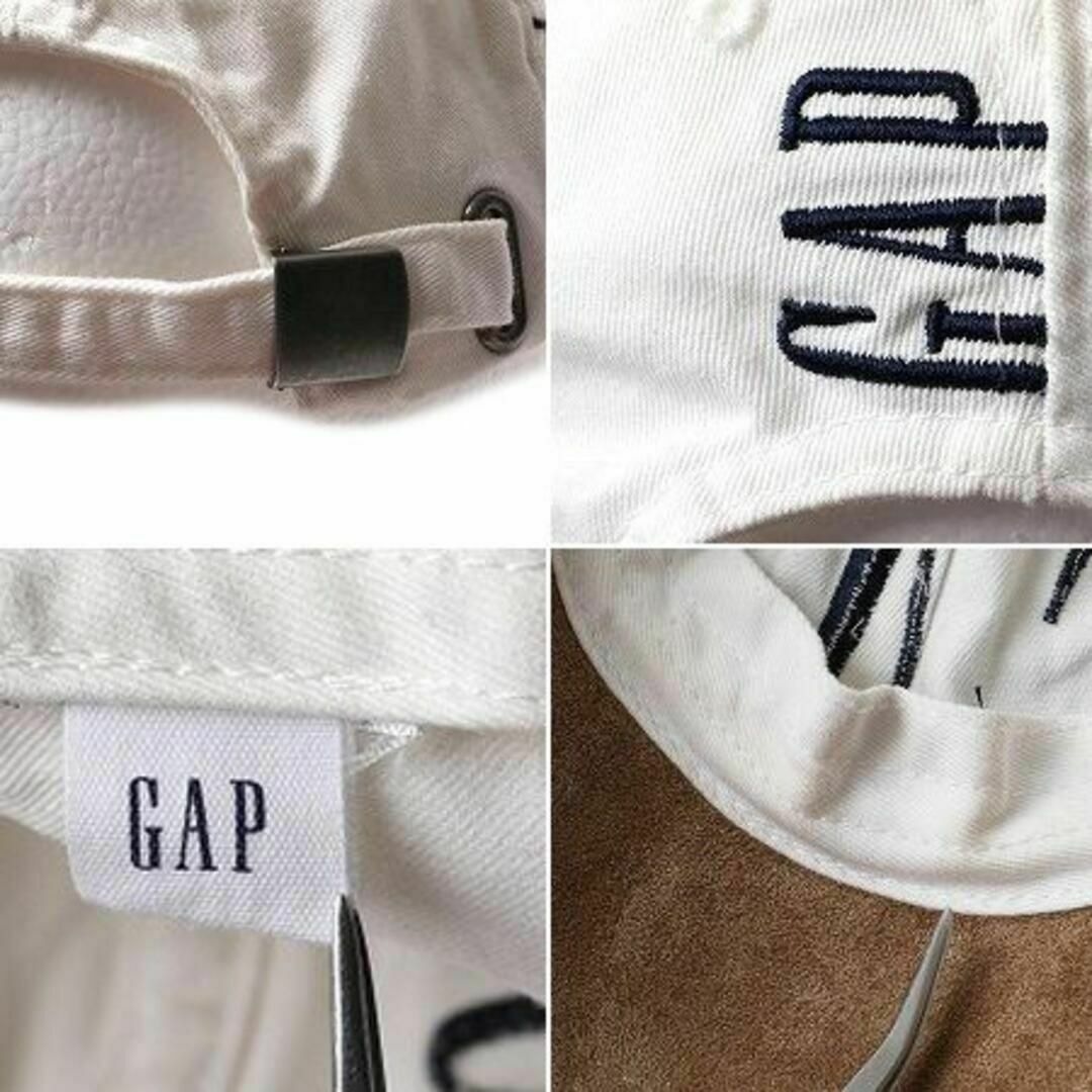 00s OLD GAP 本革スウェード 切替 ベースボール キャップ オールド 8