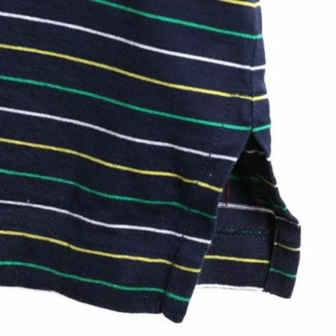 Ralph Lauren(ラルフローレン)の高級 ペルー製 ピマコットン ポロ ラルフローレン ボーダー ポロシャツ XXL メンズのトップス(ポロシャツ)の商品写真