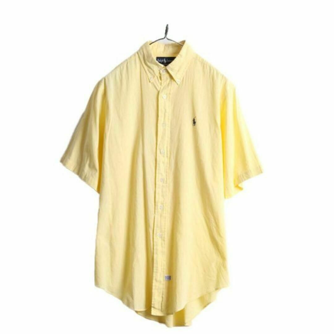 Ralph Lauren(ラルフローレン)の90s ラルフローレン コットン マドラス 半袖 ボタンダウンシャツ ポニー刺繍 メンズのトップス(シャツ)の商品写真