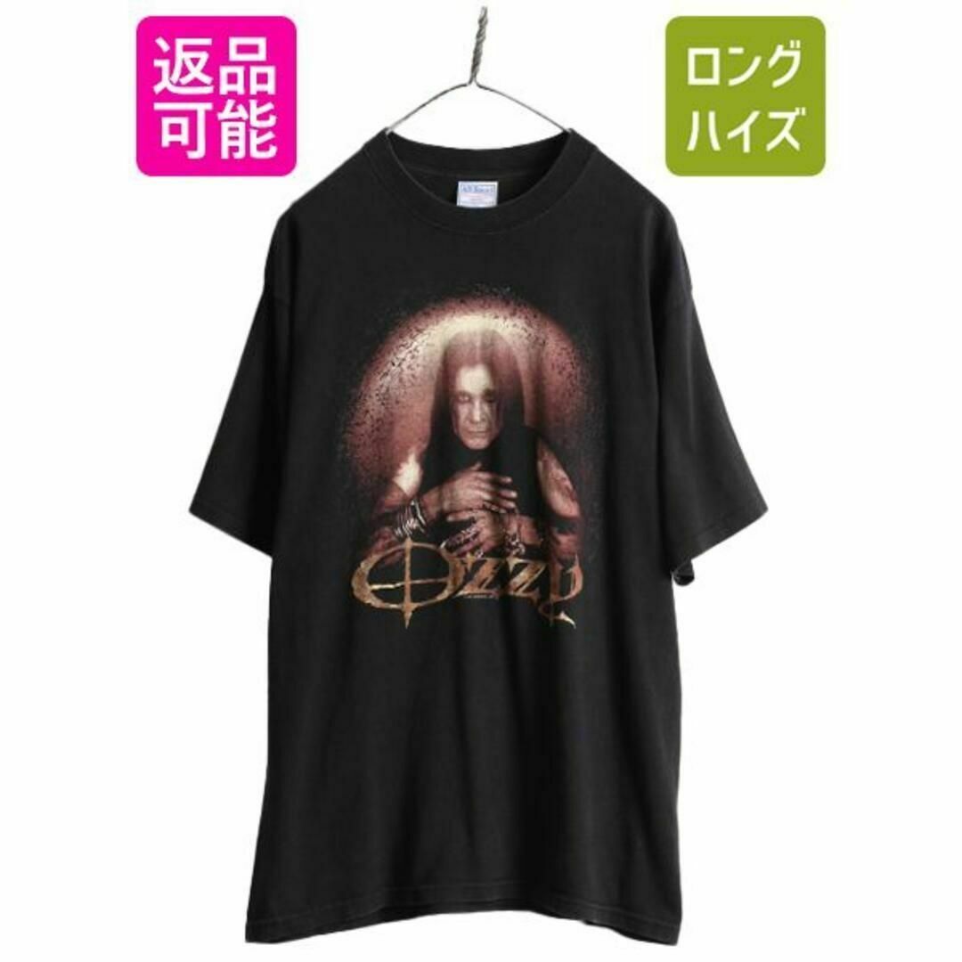 00s オジー オズボーン プリント Tシャツ L 黒 当時物 バンド ロック