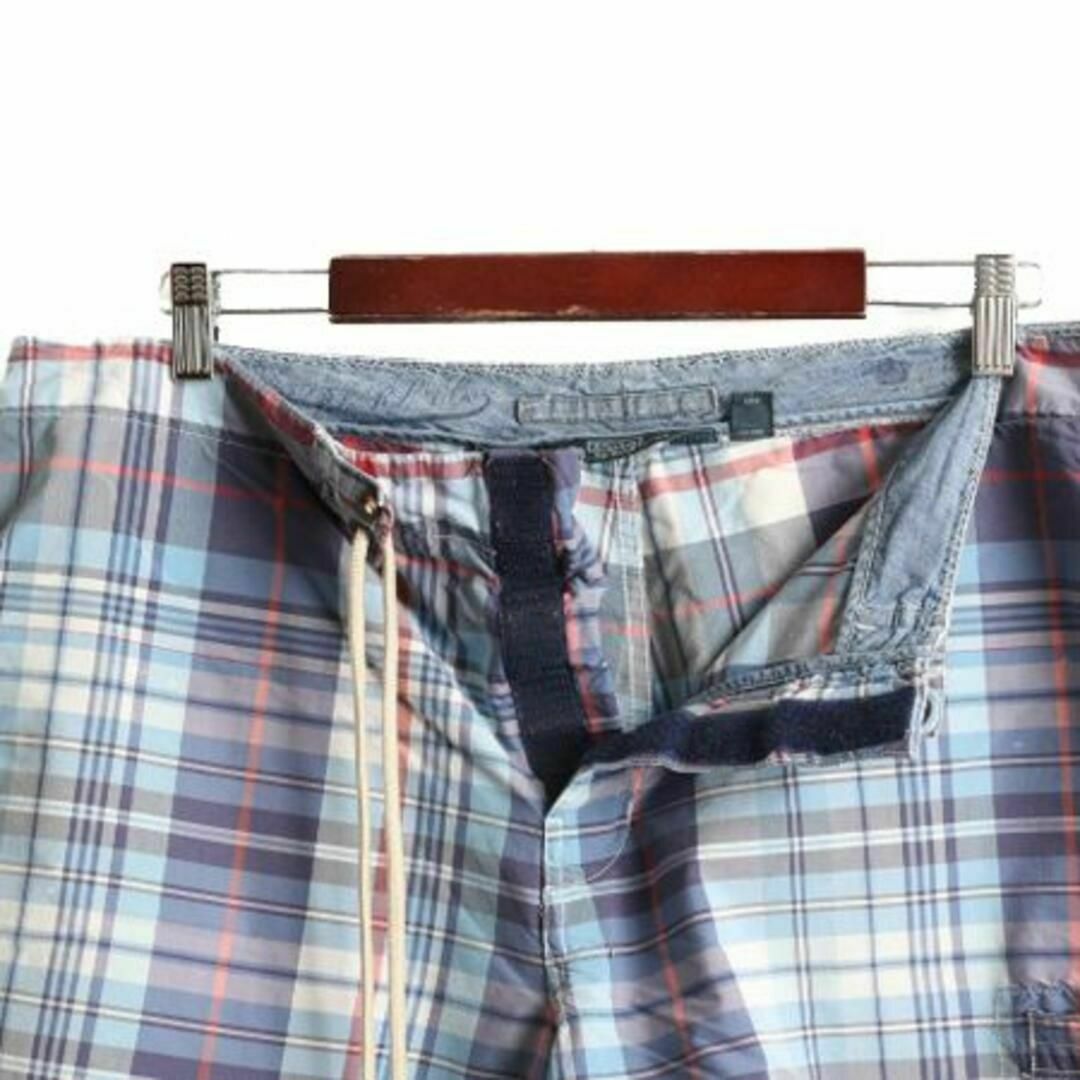Ralph Lauren(ラルフローレン)のビンテージ加工 ポロ ラルフローレン チェック ショートパンツ 34 ショーツ メンズのパンツ(ショートパンツ)の商品写真