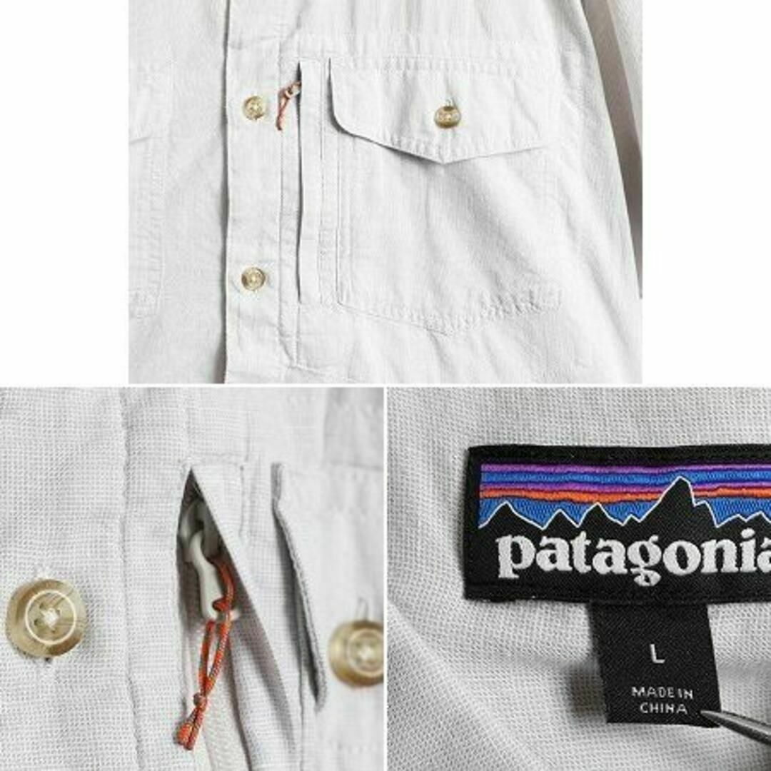 パタゴニア カヨ ラルゴ II 半袖 シャツ M アウトドア 薄手 ポケット付き