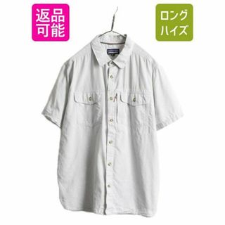 パタゴニア(patagonia)のパタゴニア カヨ ラルゴ II 半袖 シャツ M アウトドア 薄手 ポケット付き(シャツ)