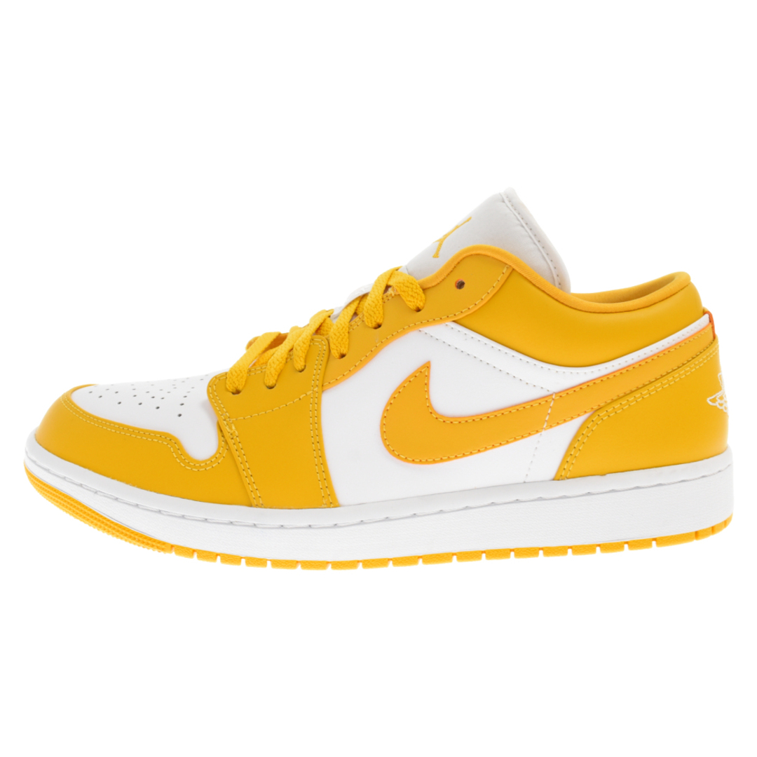 315センチワイズNIKE ナイキ AIR JORDAN 1 LOW WHITE POLLEN 553558