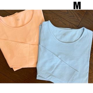 カットソー　(M)  2枚セット　(Tシャツ(長袖/七分))