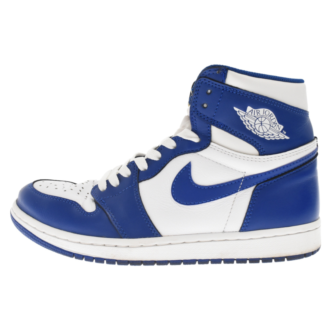 NIKE ナイキ AIR JORDAN 1 RETRO HIGH OG STORM BLUE 555088-127 エア ジョーダン1レトロハイオージーストーム ハイカットスニーカー US8/26cm ホワイト/ブルー