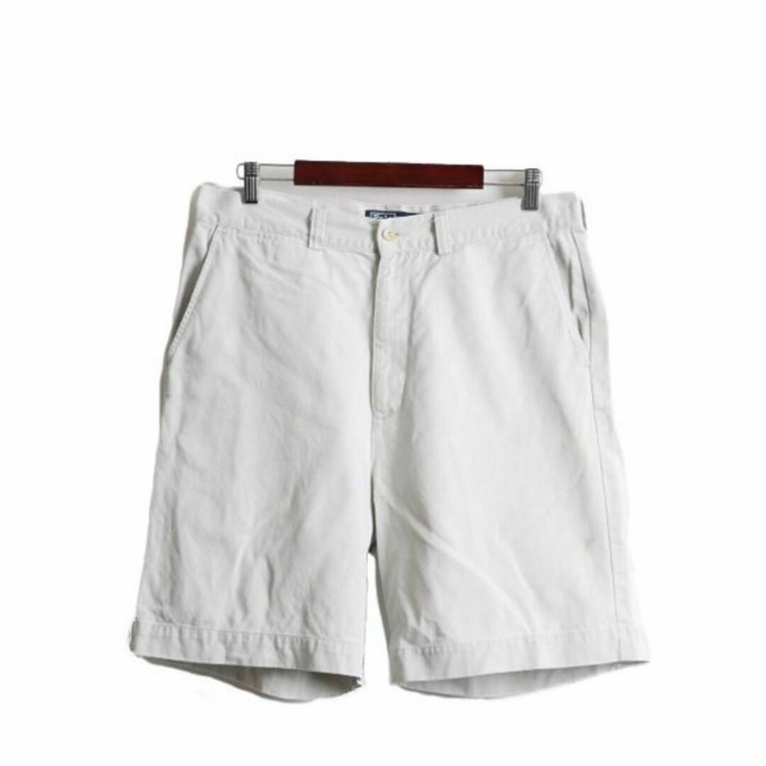 Ralph Lauren(ラルフローレン)の90s ポロ ラルフローレン コットン ショートパンツ 34 ショーツ 短パン メンズのパンツ(ショートパンツ)の商品写真