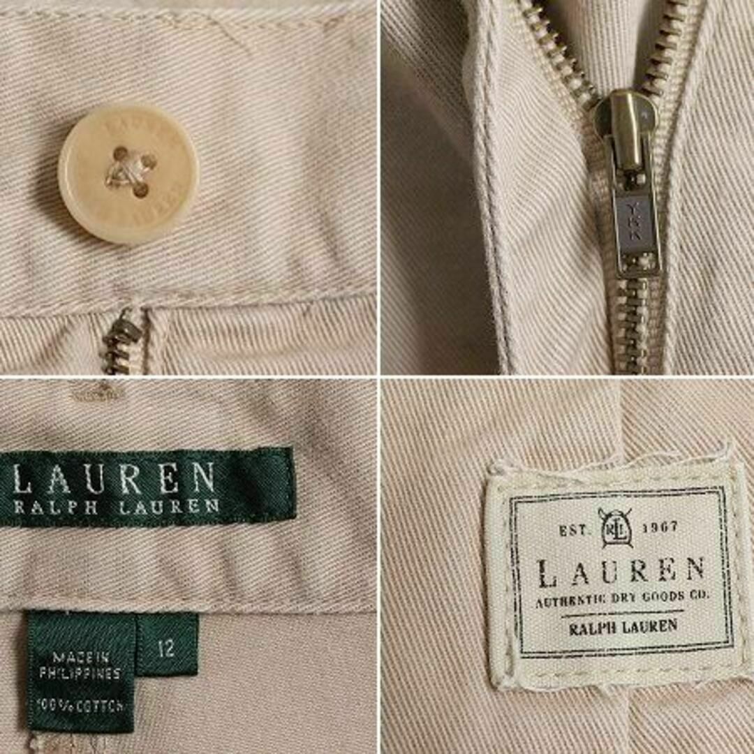 Ralph Lauren(ラルフローレン)の90s LAUREN ラルフローレン チノ ショートパンツ 34 ショーツ ポロ レディースのパンツ(ショートパンツ)の商品写真