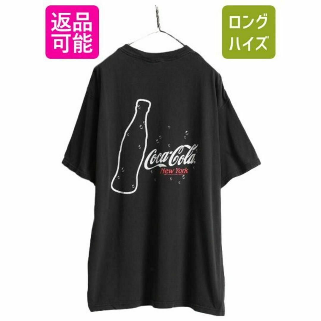 90s USA製 コカコーラ 両面 プリント Tシャツ L 企業物 オフィシャル