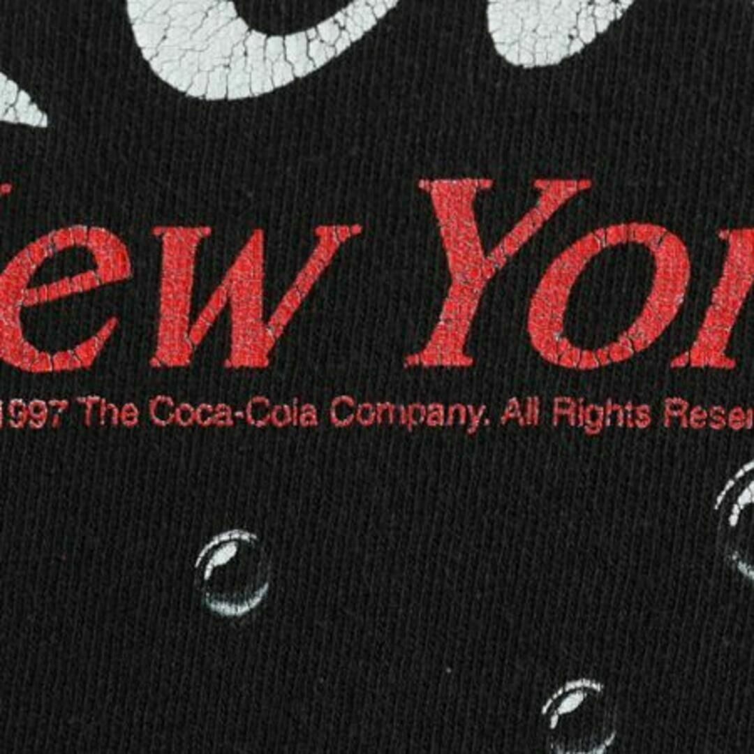 90s USA製 コカコーラ 両面 プリント Tシャツ L 企業物 オフィシャル