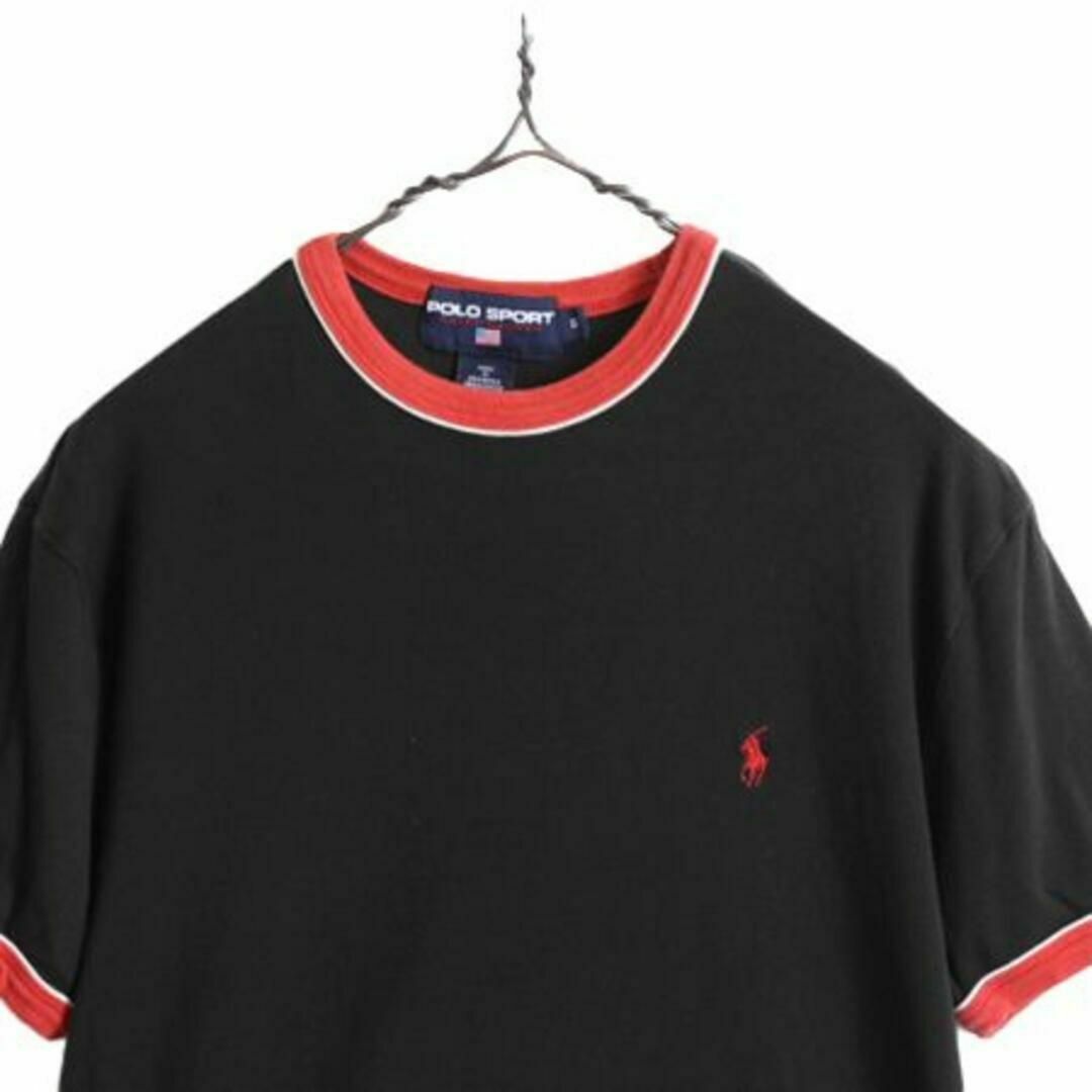 Ralph Lauren - 90s ポロスポーツ ラルフローレン リンガー Tシャツ S