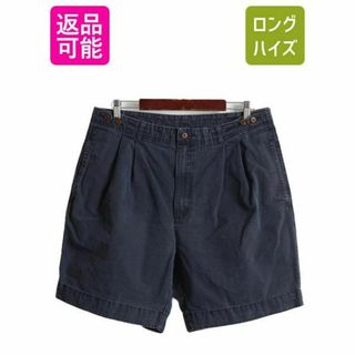 リーバイス(Levi's)の90s 00s ドッカーズ リーバイス 2タック キャンバス ショーツ 36 紺(ショートパンツ)