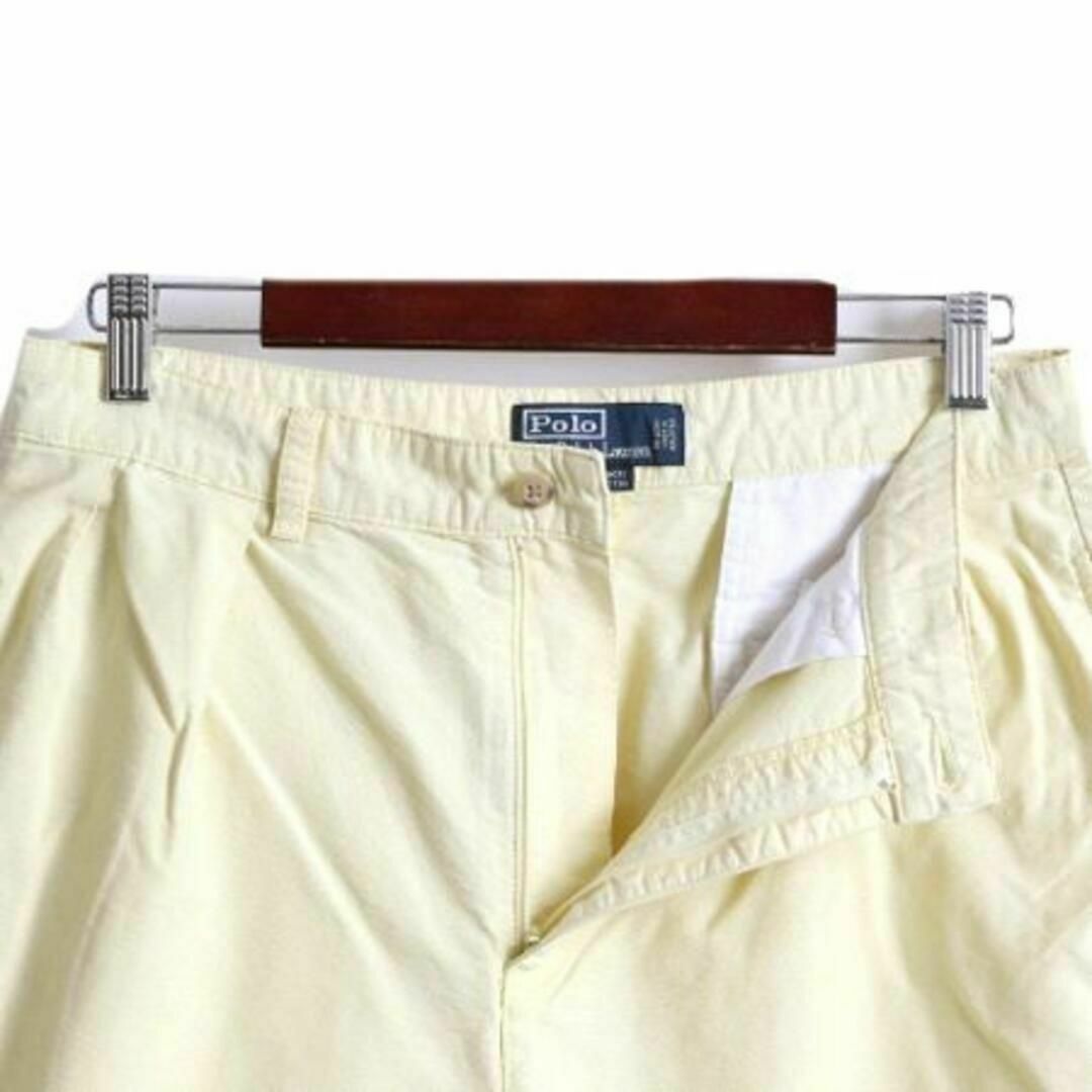 Ralph Lauren(ラルフローレン)の90s ポロ ラルフローレン オックスフォード ショートパンツ 32 2タック メンズのパンツ(ショートパンツ)の商品写真
