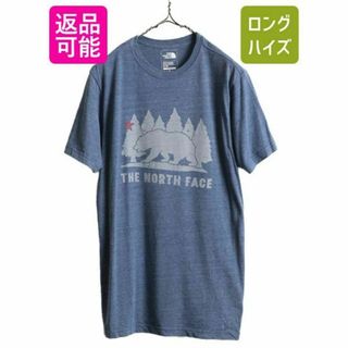 ザノースフェイス(THE NORTH FACE)のノースフェイス ベアー イラスト プリント Tシャツ M アウトドア アート(Tシャツ/カットソー(半袖/袖なし))