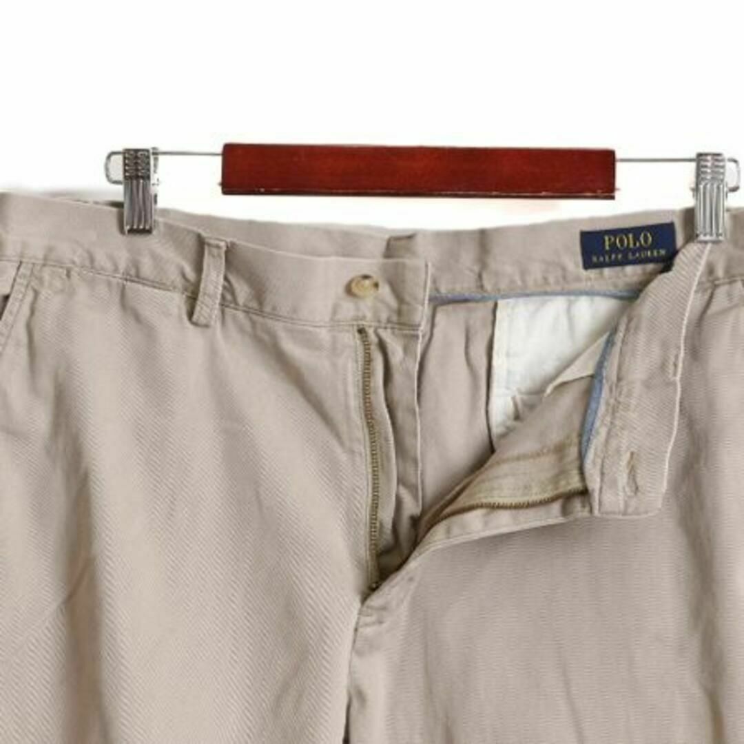 Ralph Lauren(ラルフローレン)のポロ ラルフローレン チノ ショートパンツ 34 ショーツ ノータック ベージュ メンズのパンツ(ショートパンツ)の商品写真