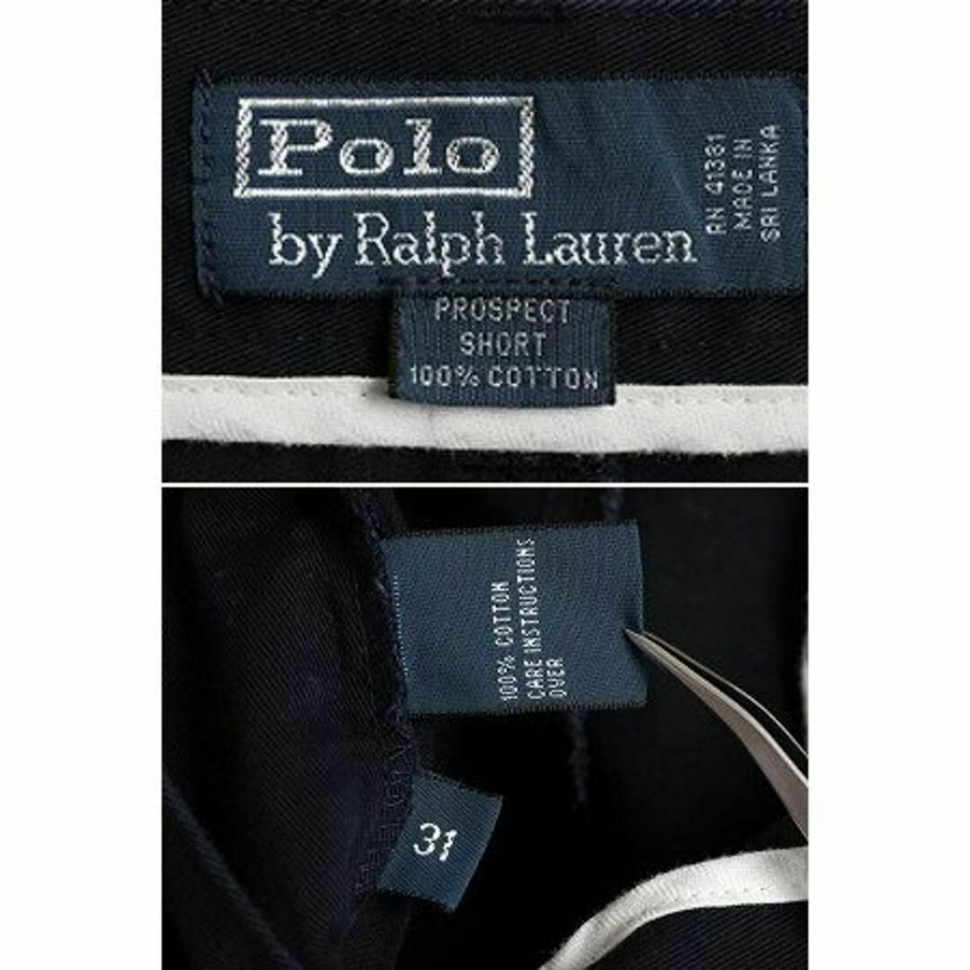 Ralph Lauren(ラルフローレン)の90s ポロ ラルフローレン チノ ショートパンツ 31 ショーツ 短パン 紺 メンズのパンツ(ショートパンツ)の商品写真