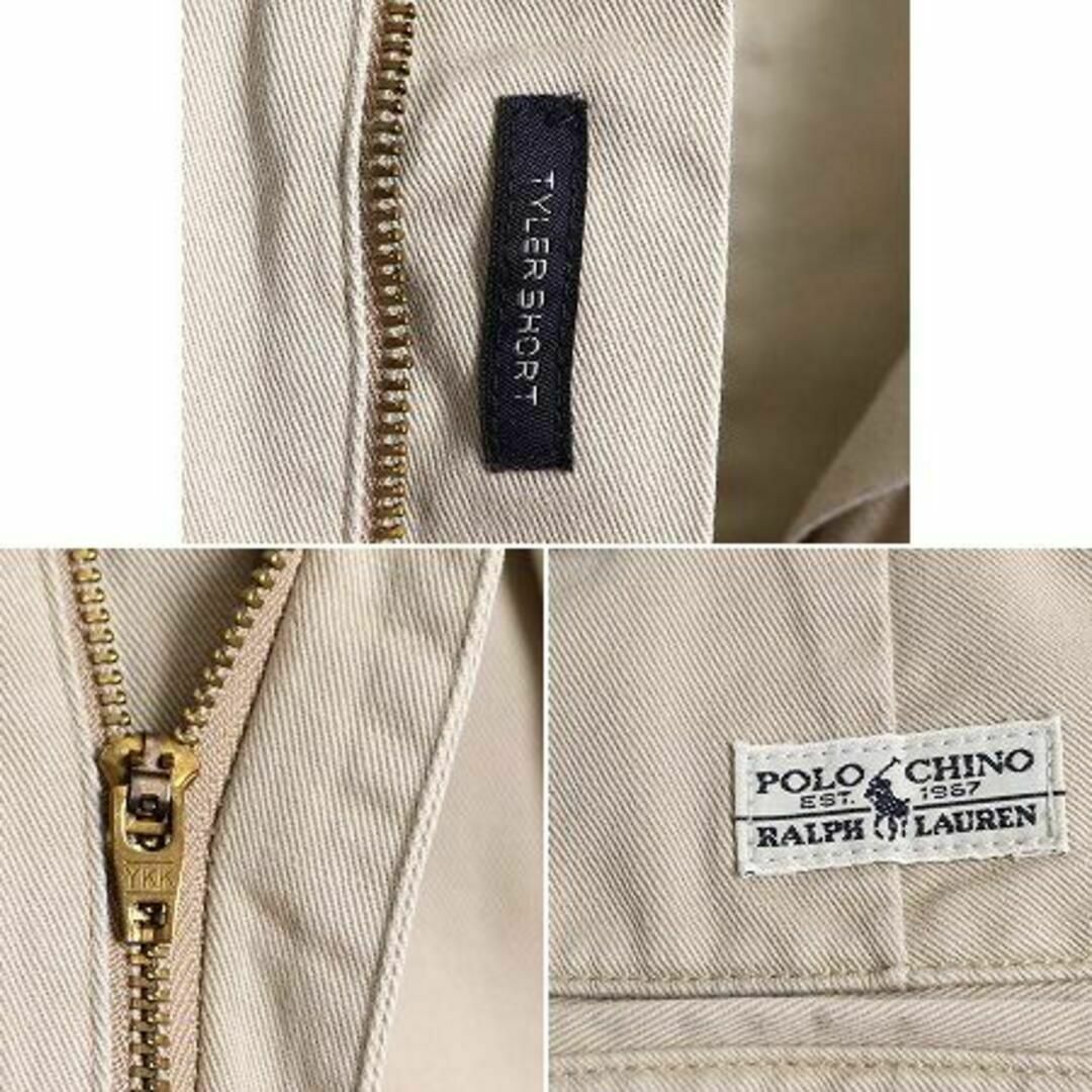 Ralph Lauren(ラルフローレン)の90s ポロ ラルフローレン 2タック コットン ショートパンツ 35 ショーツ メンズのパンツ(ショートパンツ)の商品写真
