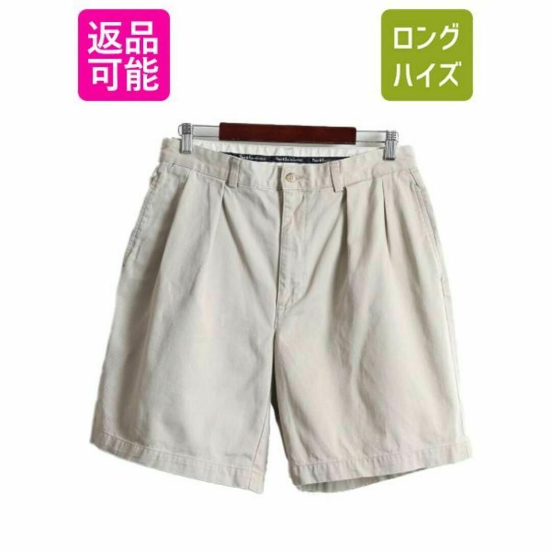 90s ポロ ラルフローレン 2タック コットン ショートパンツ 36 ショーツ