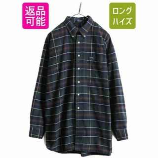 ラルフローレン(Ralph Lauren)の90s チャップス ラルフローレン チェック 長袖 ボタンダウン シャツ XL(シャツ)