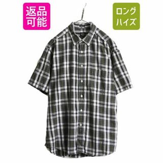 リーバイス(Levi's)の90s ドッカーズ チェック 半袖 ボタンダウン シャツ XL ポケット付き(シャツ)