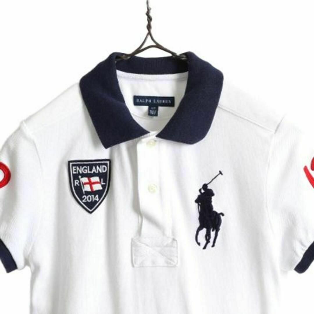 Ralph Lauren(ラルフローレン)のイングランド 代表モデル ラルフローレン 鹿の子 半袖 ポロシャツ S ラガー レディースのトップス(ポロシャツ)の商品写真