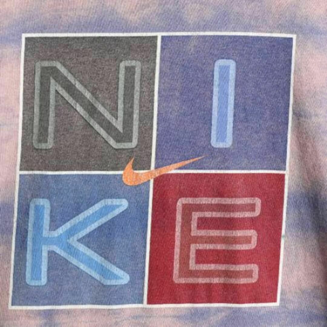 NIKE(ナイキ)の90s ナイキ ブリーチ タイダイ プリント Tシャツ M ヘビーウェイト　 メンズのトップス(Tシャツ/カットソー(半袖/袖なし))の商品写真