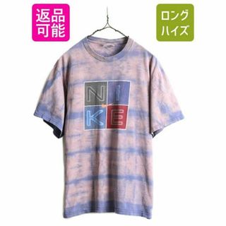 ナイキ(NIKE)の90s ナイキ ブリーチ タイダイ プリント Tシャツ M ヘビーウェイト　(Tシャツ/カットソー(半袖/袖なし))