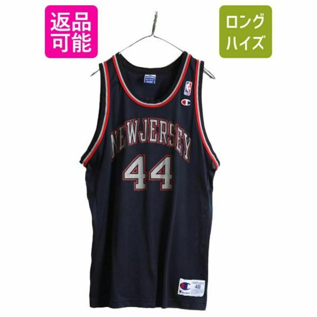 90s チャンピオン NBA オフィシャル ネッツ タンクトップ L ジャージ