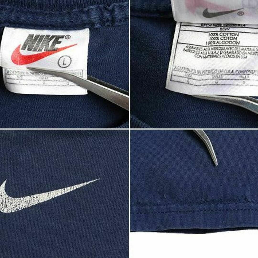 NIKE - 90s オールド ナイキ テニス スウッシュ ロゴ プリント T NIKE - 90s オールド ナイキ テニス スウッシュ ロゴ プリント T