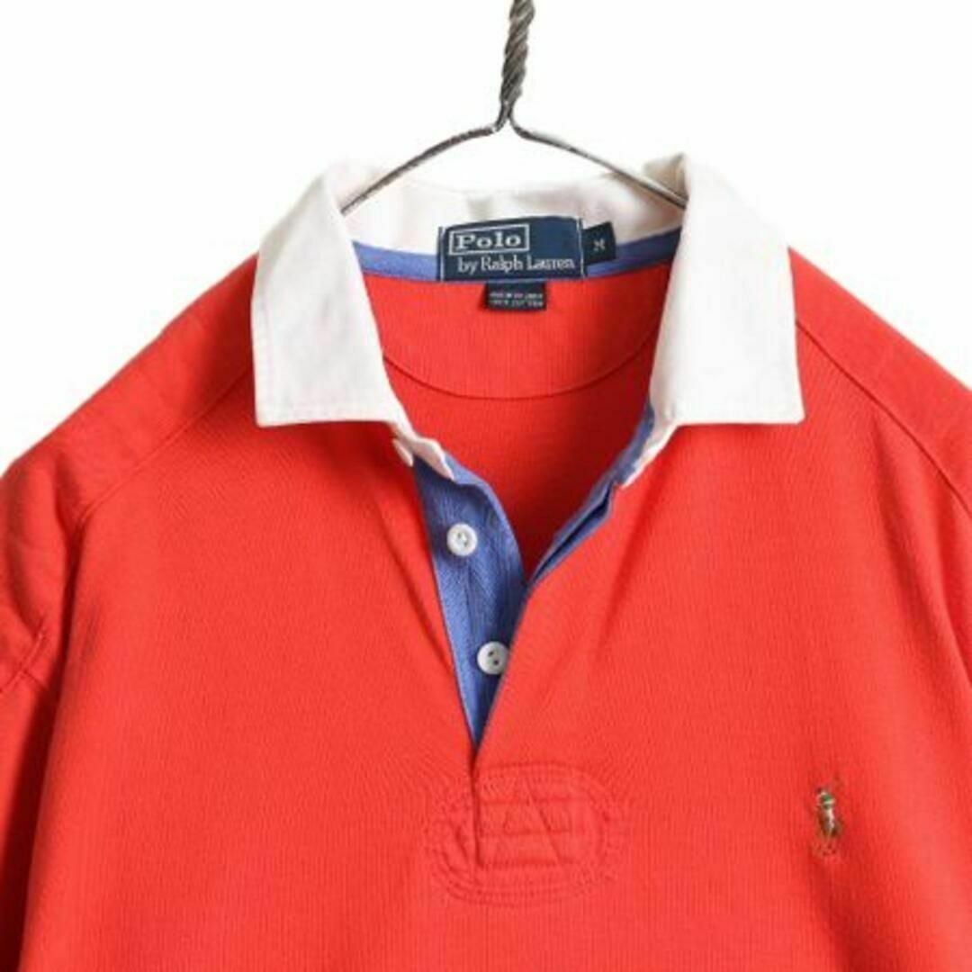 Ralph Lauren(ラルフローレン)の90s ポロ ラルフローレン 長袖 ラガー シャツ M ラグビー ヘビーウェイト メンズのトップス(シャツ)の商品写真