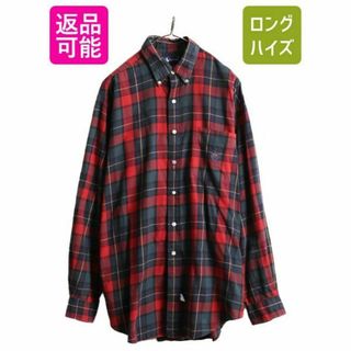 ラルフローレン(Ralph Lauren)の90s 初期 ポロゴルフ ラルフローレン チェック ボタンダウンシャツ L(シャツ)