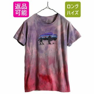 パタゴニア(patagonia)のパタゴニア タイダイ フィッツロイ バイソン プリント Tシャツ S アウトドア(Tシャツ(半袖/袖なし))