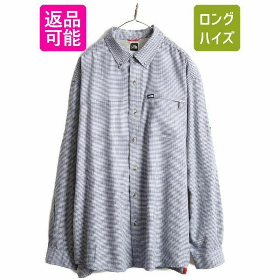 THE NORTH FACE(ザノースフェイス)のノースフェイス ギンガム チェック ボタンダウン 長袖 シャツ L アウトドア メンズのトップス(シャツ)の商品写真