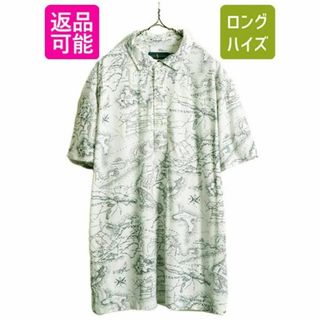 ラルフローレン(Ralph Lauren)のラルフローレン ニット オックスフォード ボタンダウン 半袖ポロシャツ XXL (ポロシャツ)