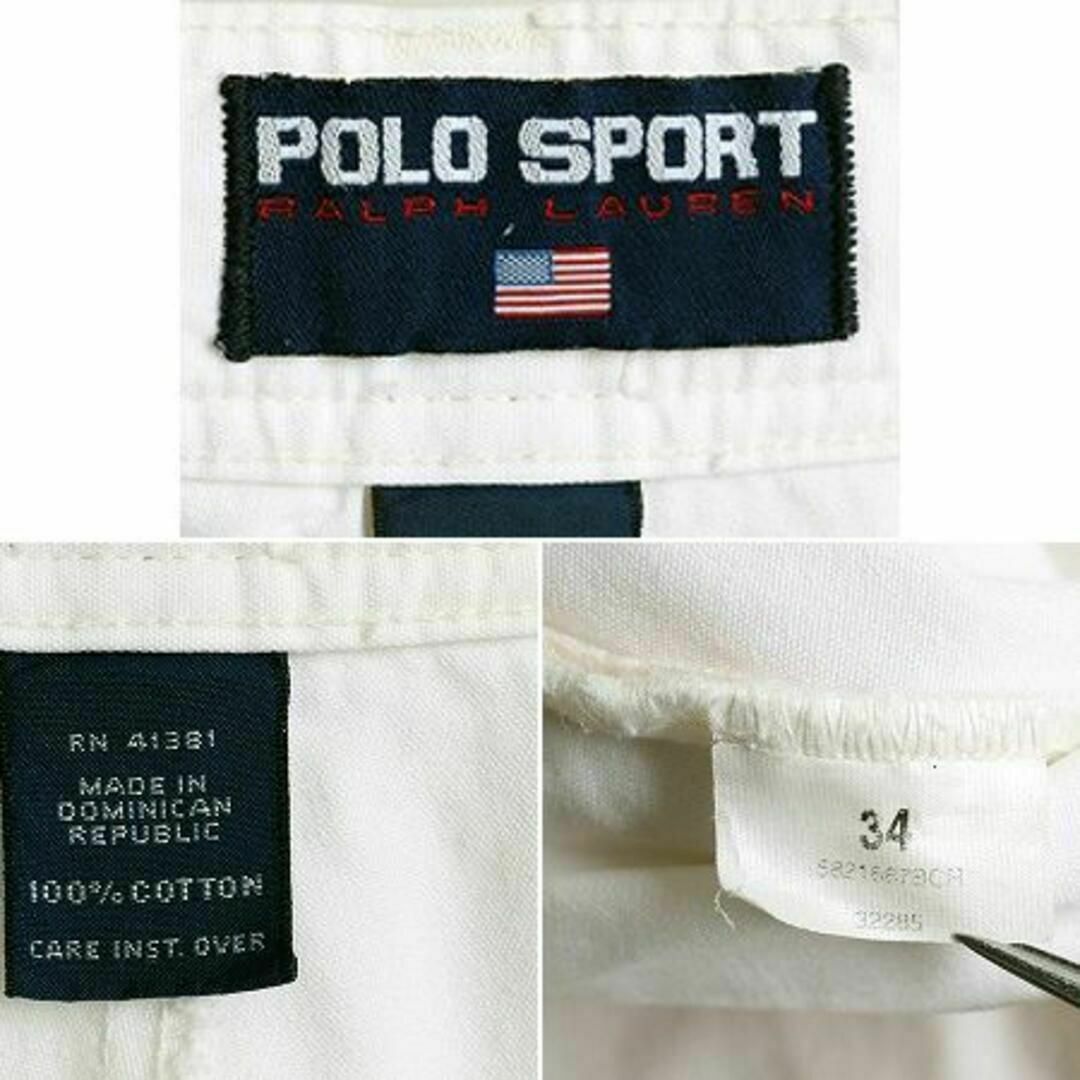Ralph Lauren(ラルフローレン)の90s ポロスポーツ ラルフローレン コットン ショートパンツ 34 ショーツ メンズのパンツ(ショートパンツ)の商品写真
