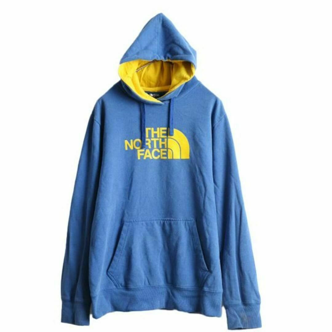 THE NORTH FACE - ノースフェイス プリント スウェットパーカー L 裏