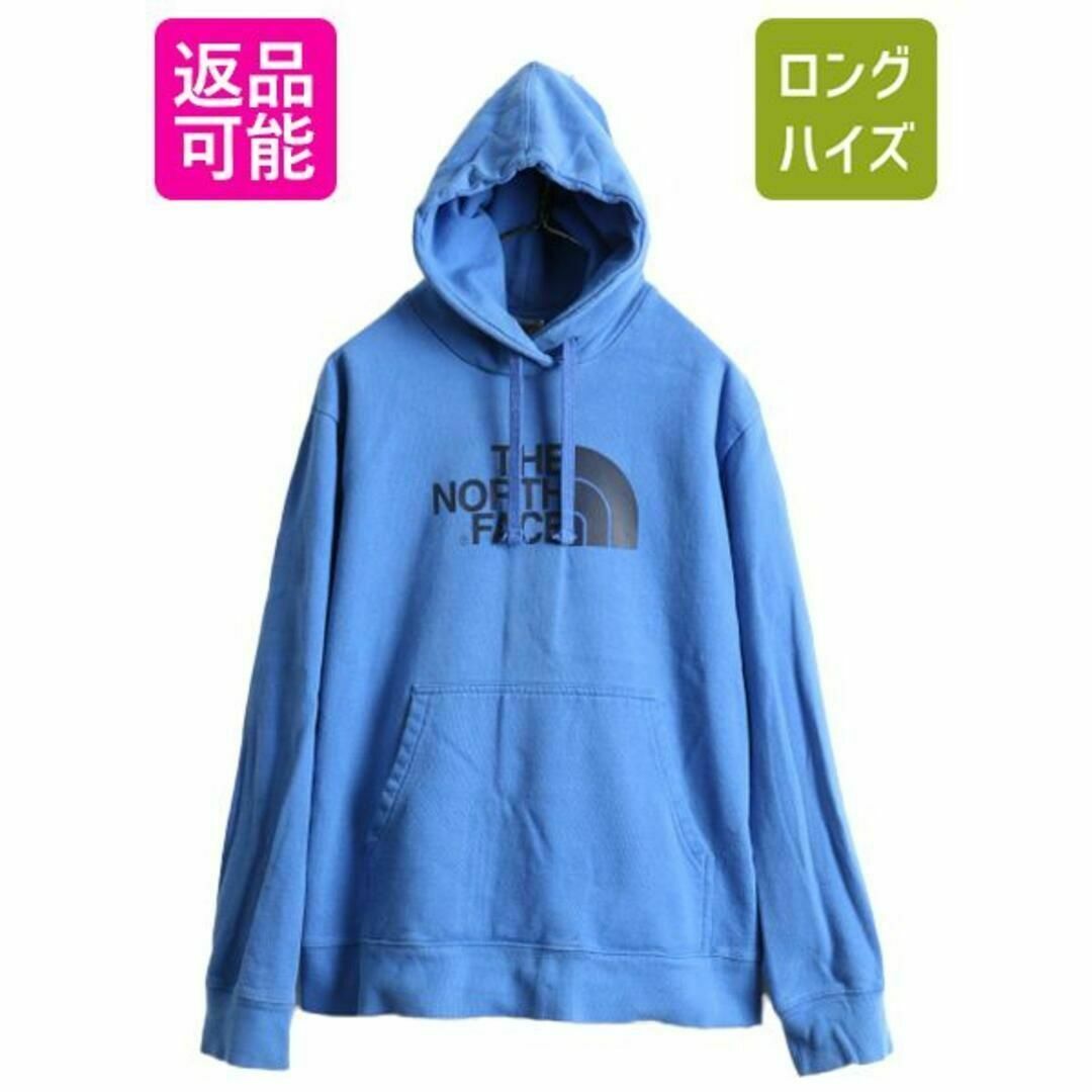 THE NORTH FACE(ザノースフェイス)のノースフェイス プリント スウェット フード パーカー L プルオーバー 裏起毛 メンズのトップス(パーカー)の商品写真